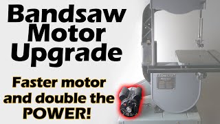 Can You Upgrade a 14' Band Saw with a Faster RPM, Higher Horsepower Motor?