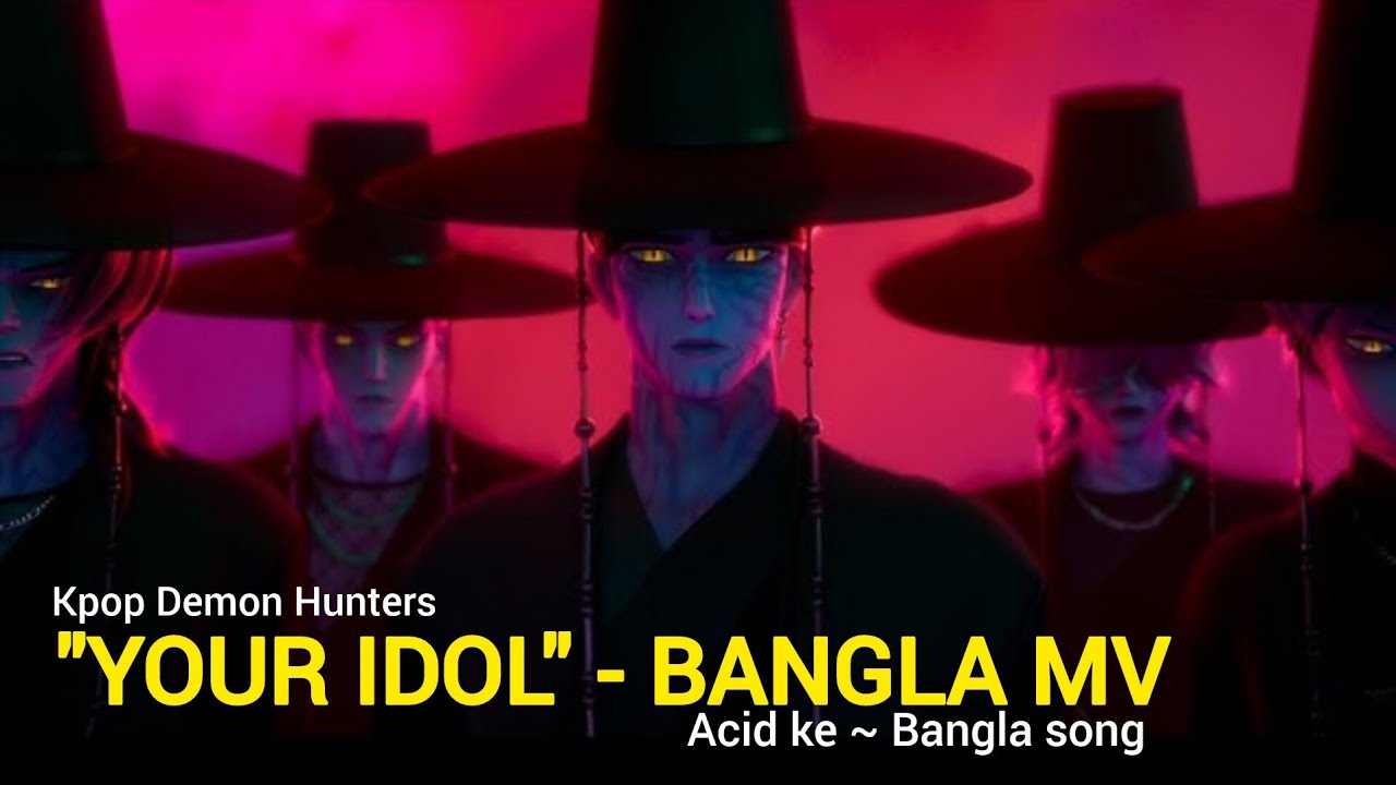 YOUR IDOL - Saja Boys ~ Bangla MV | Kpop Demon Hunter | ACID KE BANGLA SONG