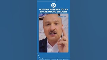 Minta Jokowi Harus Bertanggung Jawab, Politikus PDIP Dukung Purbaya Tolak Bayar Utang Whoosh