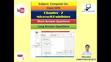 Class:10th Ch:7 Microsoft Publisher(Short and Long Answer Questions)