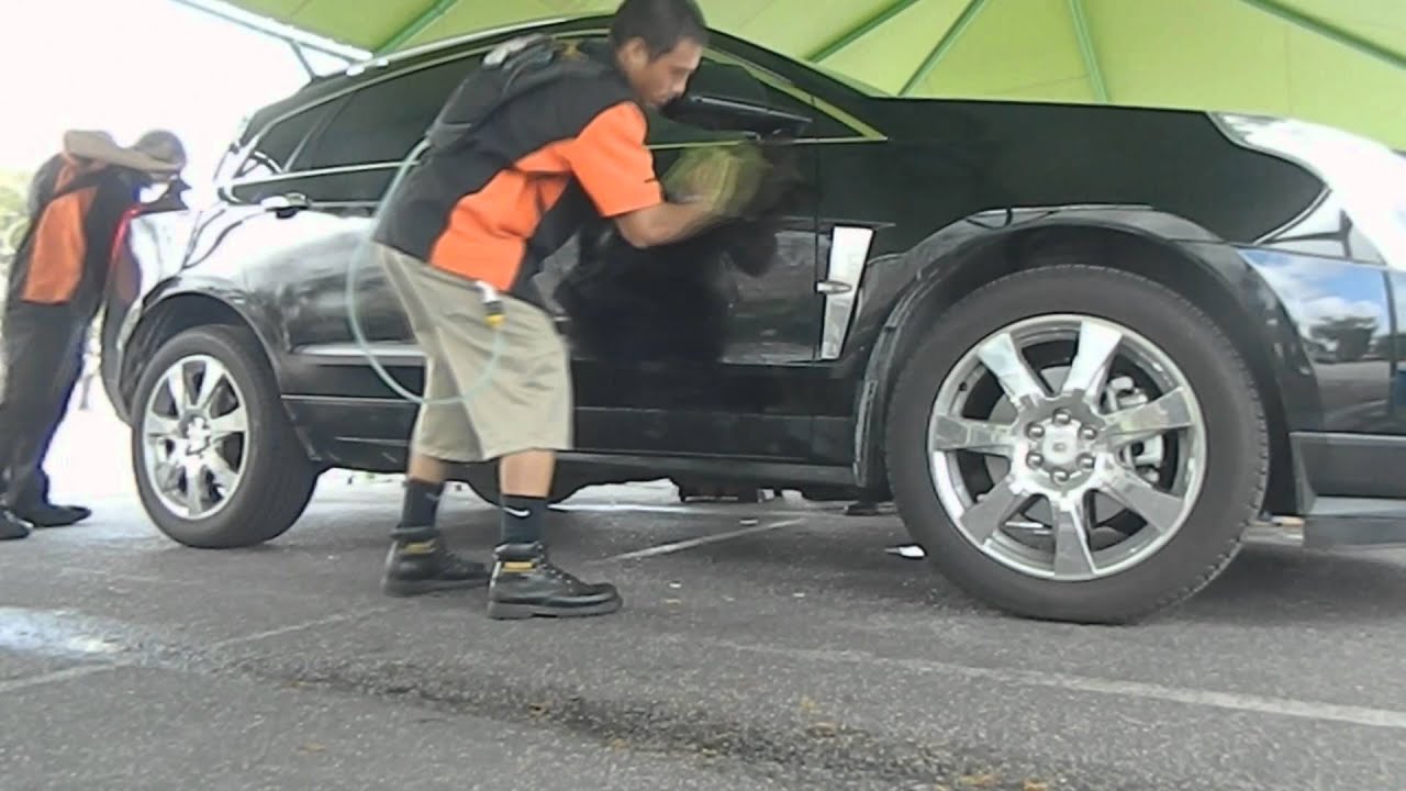 Green Shine Waterless Car Wash Youtube
