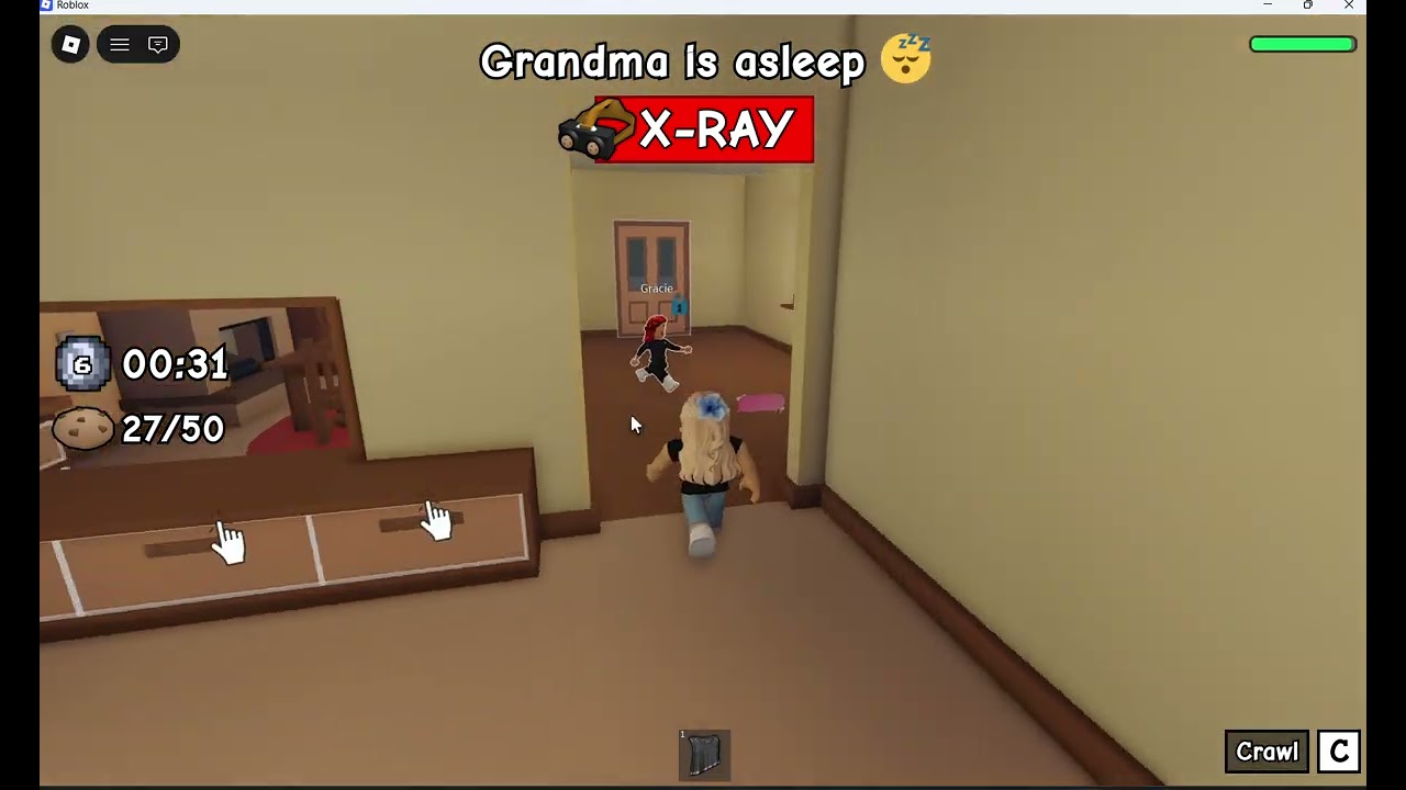 Playing Steal Cookies trying to beat easy and hard mode with my brother and Gracie