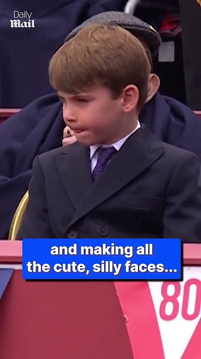 Prince Louis steals the show at VE Day celebration