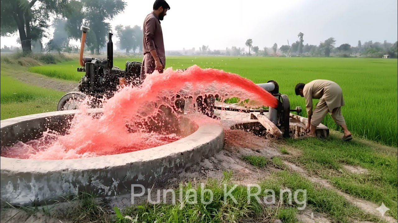 Pure Desi Tubewell Water | First Time Water Flow in Fields 💧 | Village Life Pakistan