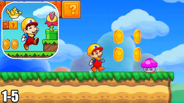 Super Matino | Levels 1-5 | Gameplay Walktrough