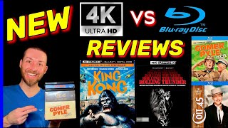NEW & UPCOMING 4K UltraHD vs Blu Ray Comparison Reviews King Kong Rolling Thunder Colt 45 Gomer Pyle