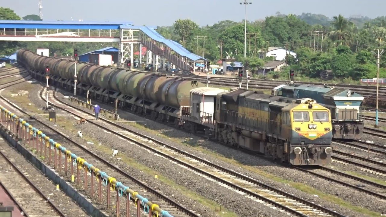 Btpn Rake BTPN Petroleum Rake arriving at Badarpur - YouTube