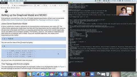 Substitution models 4 - JC phylogenetic model