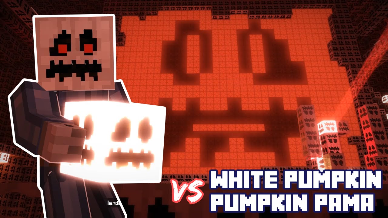 White Pumpkin vs Pumpkin PAMA - Minecraft Story Mode 