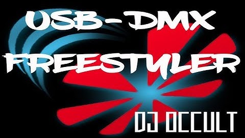 USB to DMX for cheap! how to use freestyler