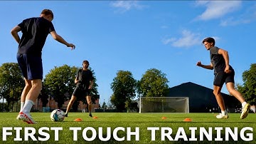 Improve Your First Touch | First Touch Training Session For Footballers