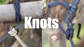 Knots for Bushcraft, Camping and Canoeing. Six of the Best Knots I Use.