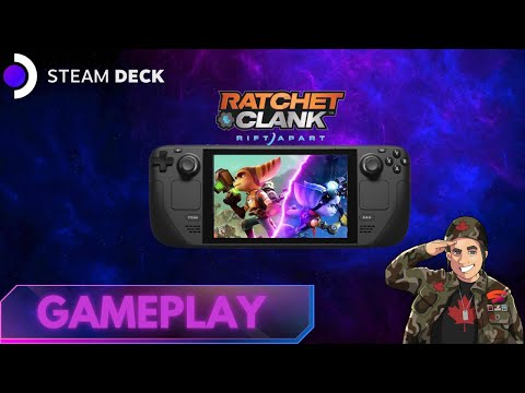 Ratchet and Clank Rift Apart Gameplay on Steam Deck #ratchetandclank #steamdeck #playstation