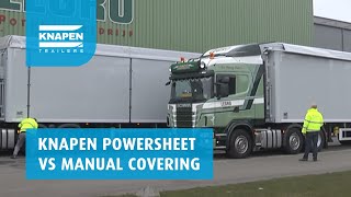 KNAPEN PowerSheet vs Manual covering