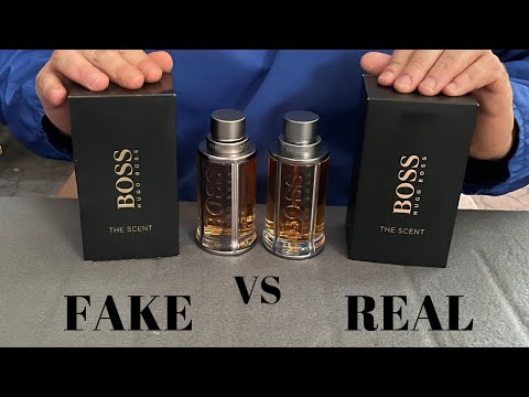 Fake vs Real Hugo Boss The Scent Perfume