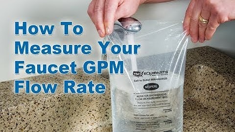 Save Water & Energy: Find Out Your Faucet GPM Flow Rate