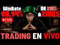 🔴 [APERTURA NY] RETO 21K$ a 210K$ (80% WR) | Trading de BITCOIN en VIVO