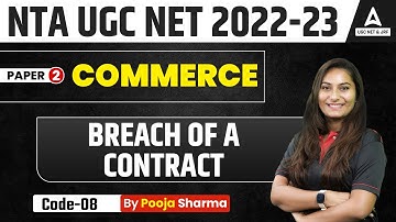 Breach of a Contract | UGC NET Commerce Paper 2 | UGC NET 2023
