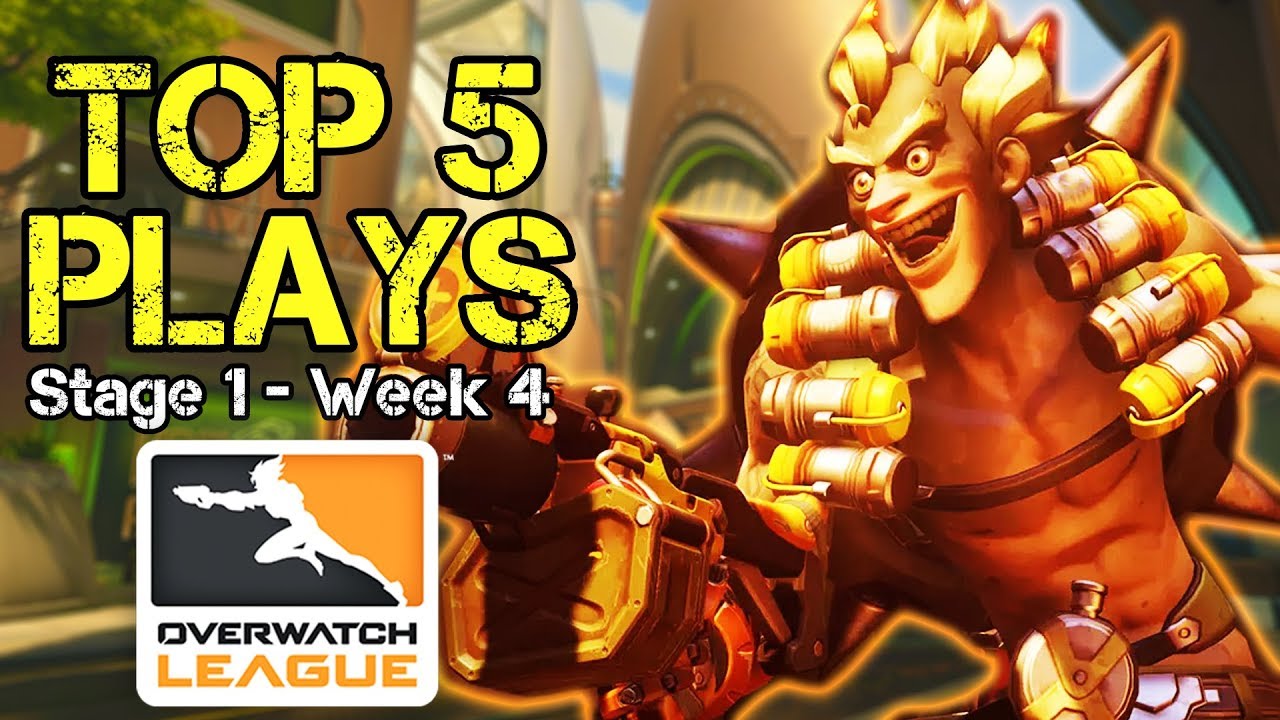 Top 5 Plays Overwatch League | Stage 1 Week 4 gaming logo