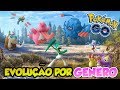 EVOLUÇÃO POR GÊNERO, REFORMULAÇÃO NOS POKÉMON E NOVOS POKÉMON POKÉMON
GO POKENEWS