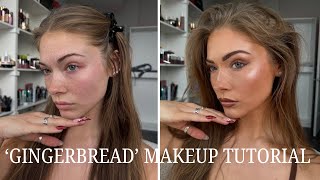 gingerbread makeup tutorial 💋🍪🎁🤎 **vlogmas day 13**