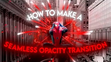 How to make a Simple and Clean SEAMLESS OPACITY TRANSITION in After Effects