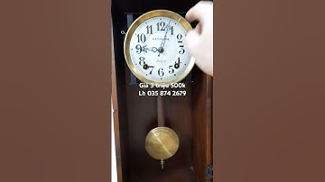 Đồng Hồ Song tiện máy lồng chim 2 lỗ cót gông vòng hàng bãi Pháp cổ hiếm gặp .