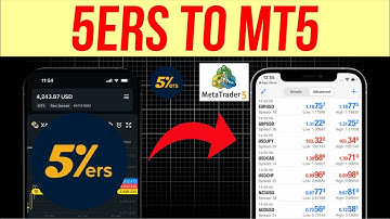 How to connect 5ers to MT5