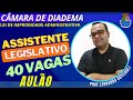 10-Concurso Câmara de Diadema - Assistente Legislativo I e II -  Lei de Improbidade Administrativa