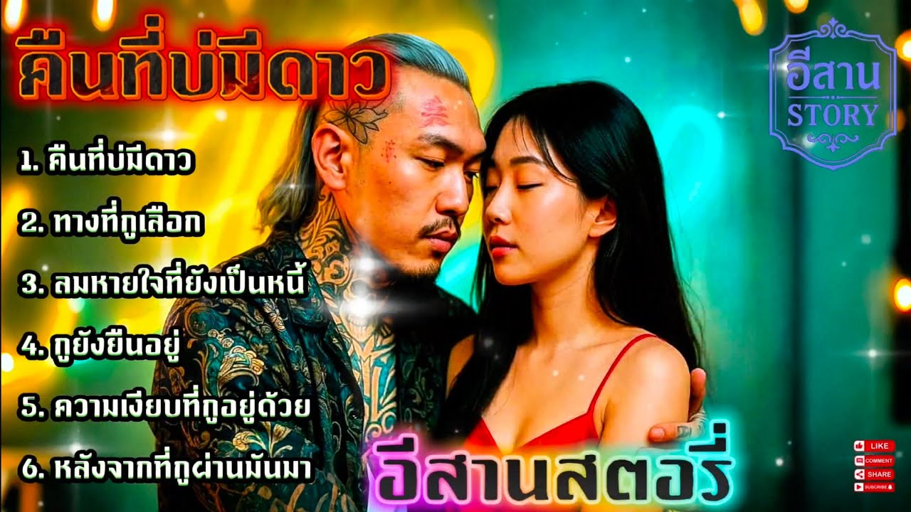 🔥เพลงแร็พอีสาน🔥คืนที่บ่มีดาว💔✌ #ลูกทุ่งเพราะๆ ❤️ #เพลงแร็พอีสาน #อีสานอินดี้ #รวมเพลงอีสานอกหัก