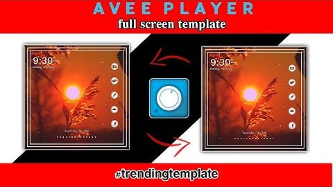 New Square Size Avee Player Template | New Trending Template Download | Avee Player Template 2020