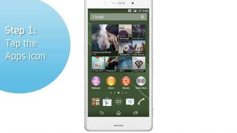 Sony Xperia Z3: Turn on/off data roaming