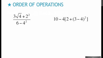 42 Order of Operations with Integers (2.5)