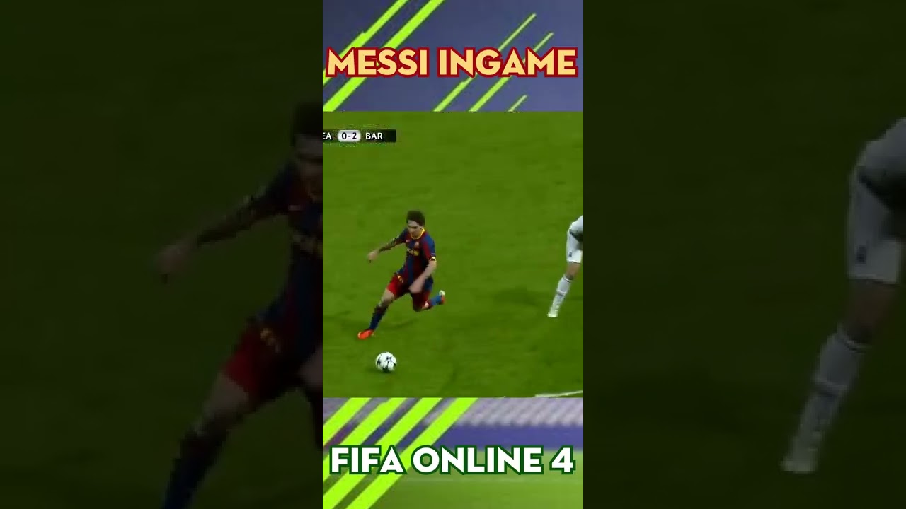 Messi height ingame Fifa Online 4 #shorts