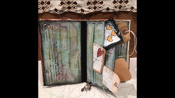 Altered Book Series: Tutorial "Pocket Page" #3 (Recycled Art)