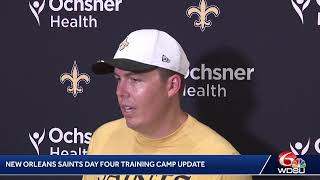 LIVE: New Orleans Saints day four training camp update