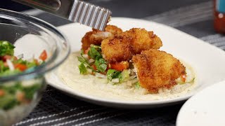 EASY & THE BEST SHRIMP TACOS with Costco Breaded Panko Shrimp