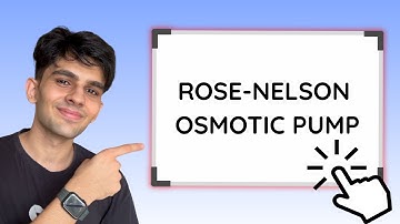 Osmotic Pumps - 1 | Rose-Nelson Osmotic Pump | Novel Drug Delivery Systems |