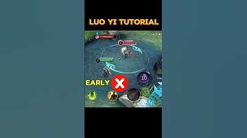 Luo yi Tutorial ✅ combo skill #mlbb #combo #shorts