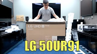 LG 2023 UR91 50' Unboxing, Setup, Test and Review with 4K HDR Demo Videos 50UR91