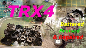 Battered TRX4 Strip Down Part 6 - Traxxas crawler takes a beating