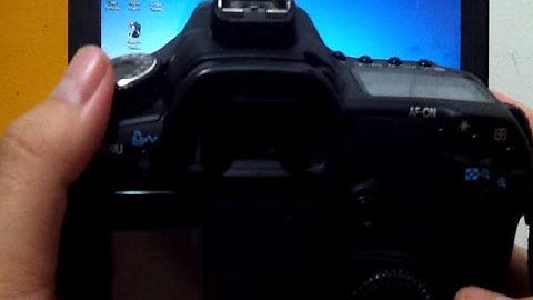 How To Record Video On Camera Canon EOS 40D