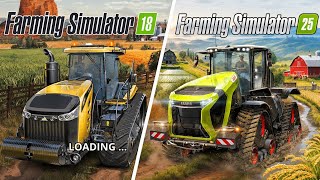 FS 18 против FS 25! Сравнение самых популярных игр на ПК и Android | Таймлапс #fs18 #fs25 screenshot 1