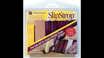 Flexcut  Slip  Strop With THE  BEARDED  SHARPENER