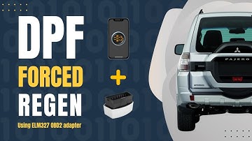 Forced DPF Regeneration using cheap OBD2 adapter - Mitsubishi Pajero