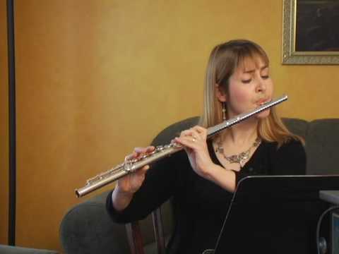 Video 2, Jennifer King, flute, Bach and Brahms