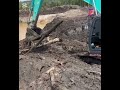 Amazing Excavator Working in Muddy Soil | Heavy Equipment Shorts #construction #excavator #digger