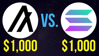 $1,000 Algorand  vs. $1,000 Solana – Who Wins? | ALGO or SOL?