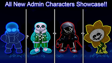 ULC: All New Admin Characters Showcase! - OP UPDATE!!!  -  (Roblox Undertale Last Corridor)