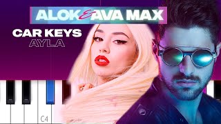 Alok &amp; Ava Max - Car Keys (Ayla) (Piano Tutorial)